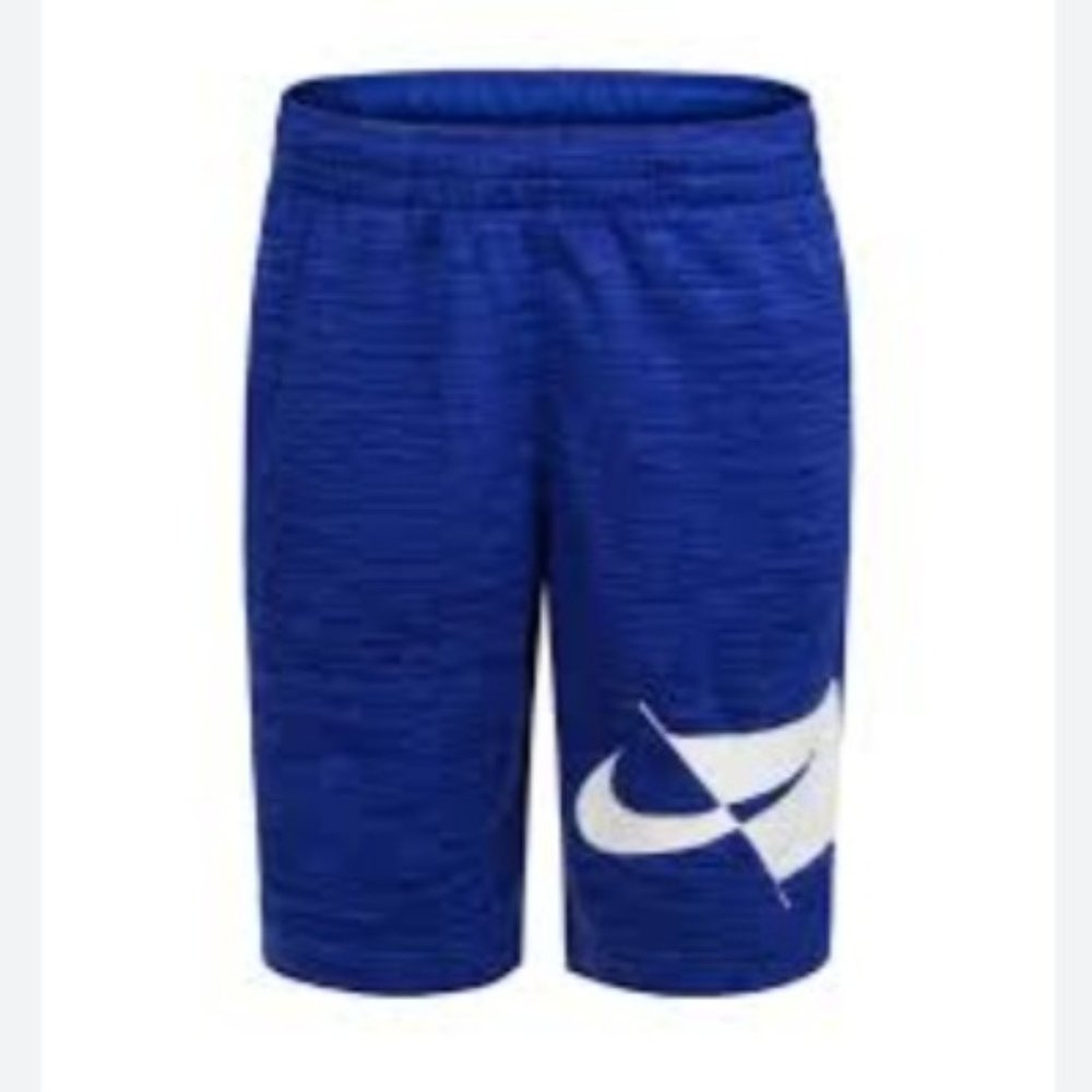Nike Toddler Boys Size 2T Dri-Fit Athletic Shorts Game Royal Blue Heather NWT